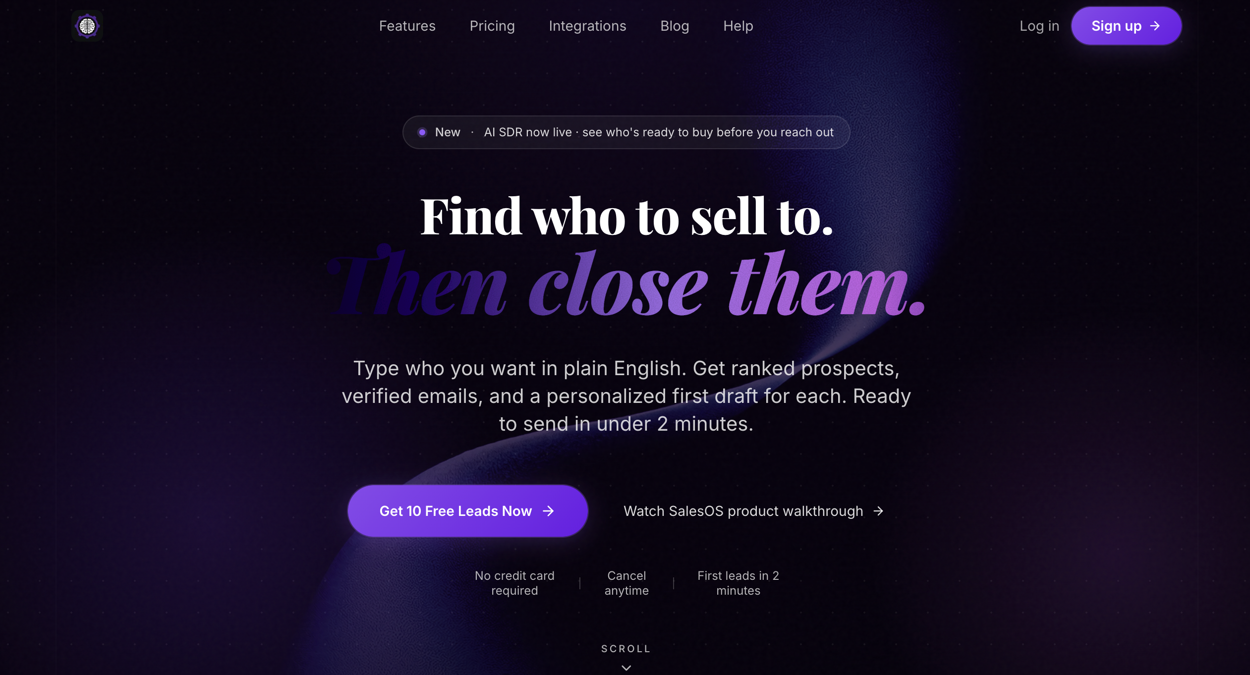 SalesOS screenshot 1